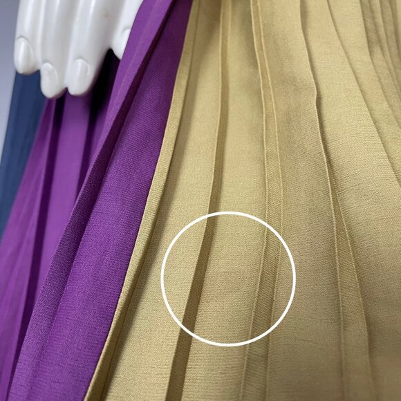 BCBGMAXAZRIA Color Block Dress Arleney Pleated FLAWS Size XXS Women Sleeveless - Picture 10 of 16